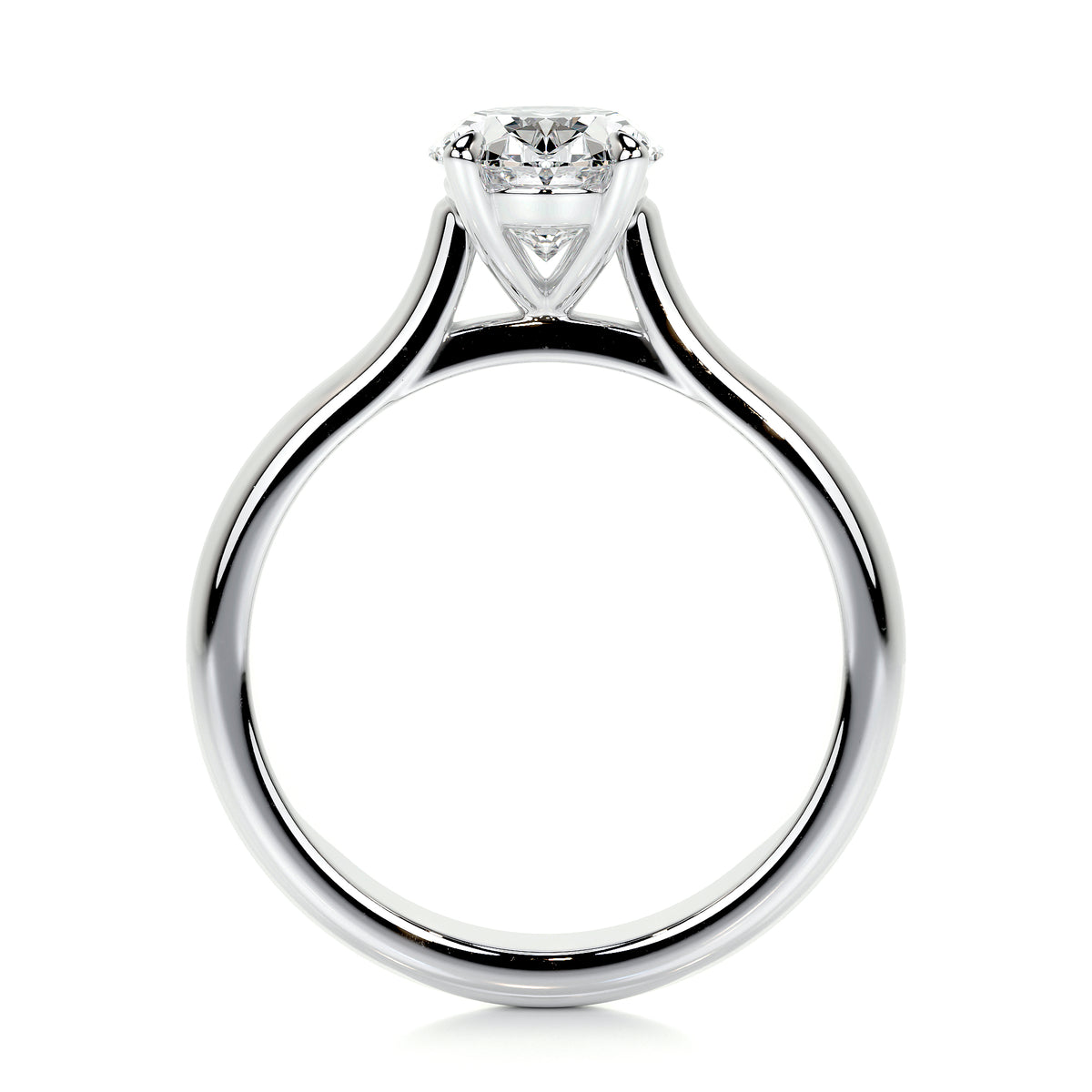 oval - white gold