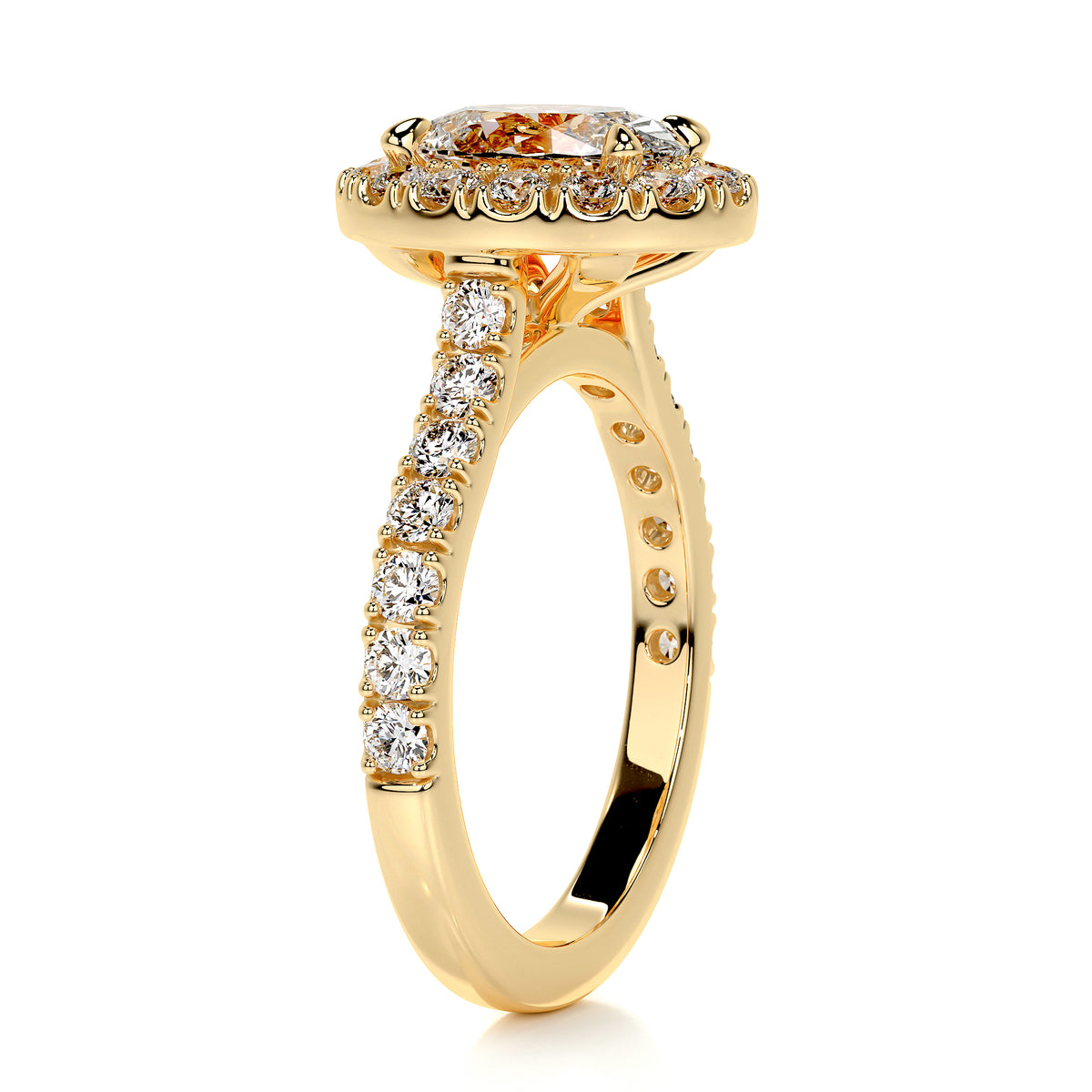 oval - yellow gold