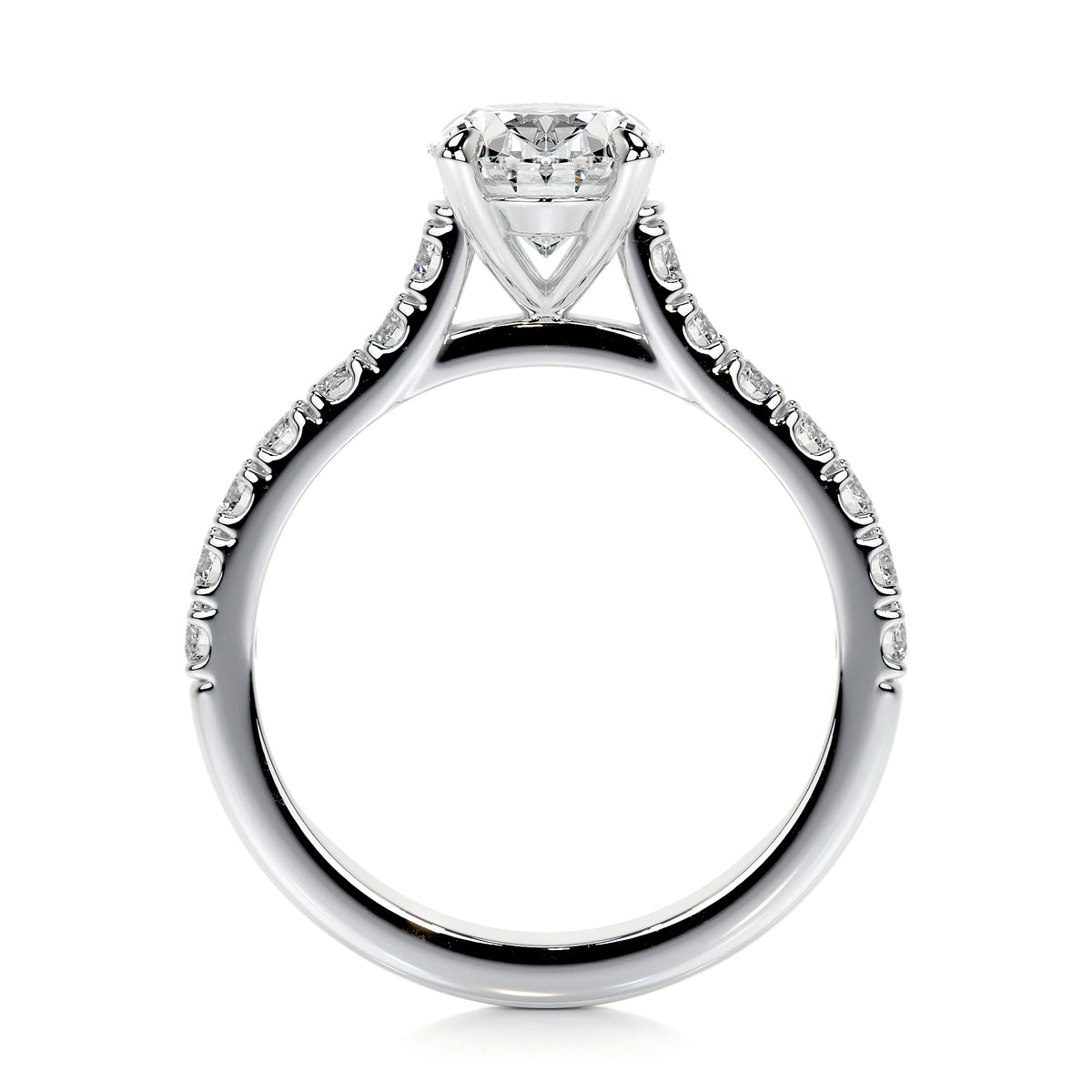 oval - white gold