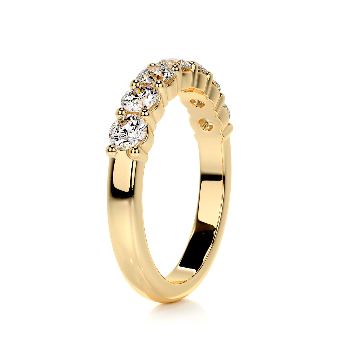 Seven Stone Single Bezel Ring