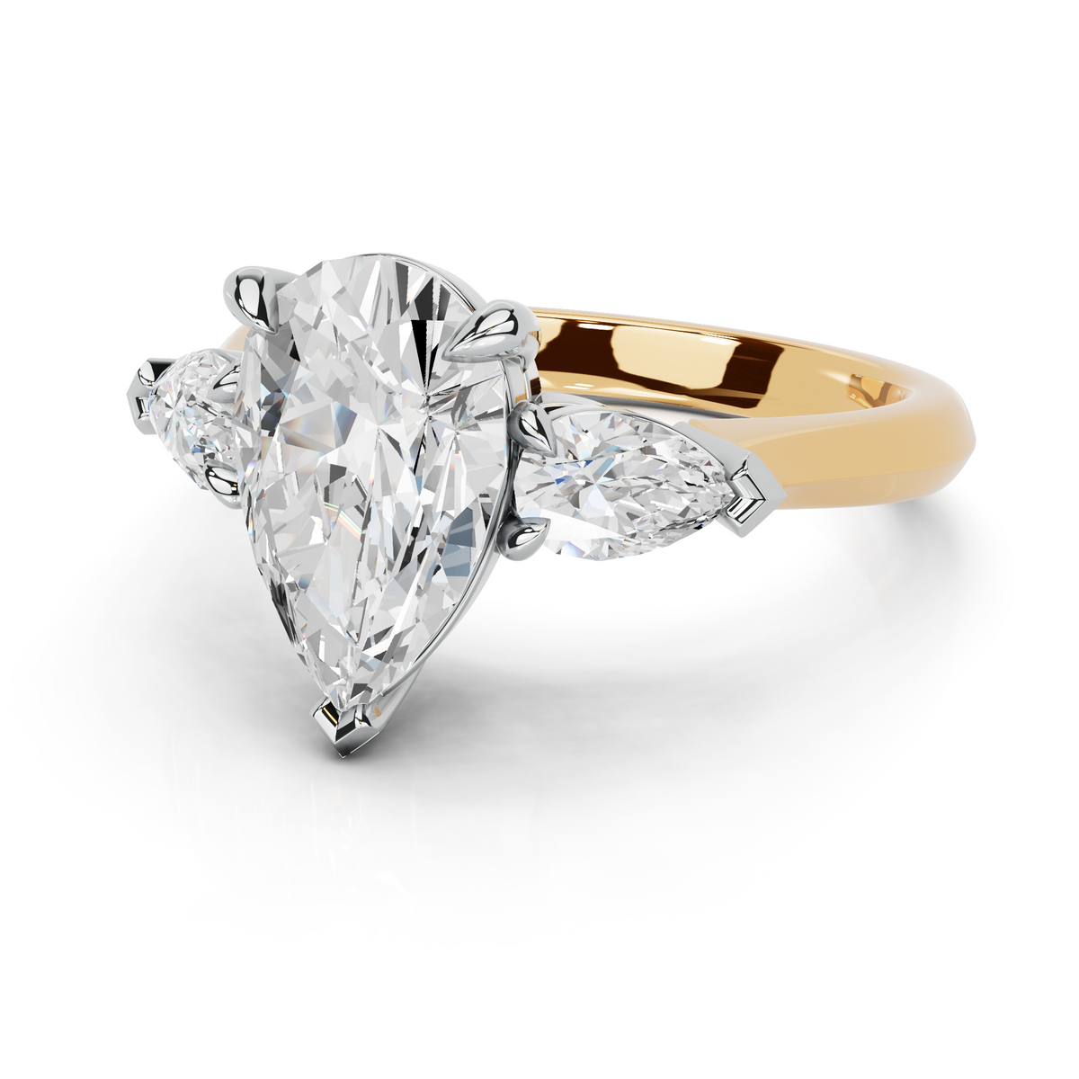 yellow gold & platinum