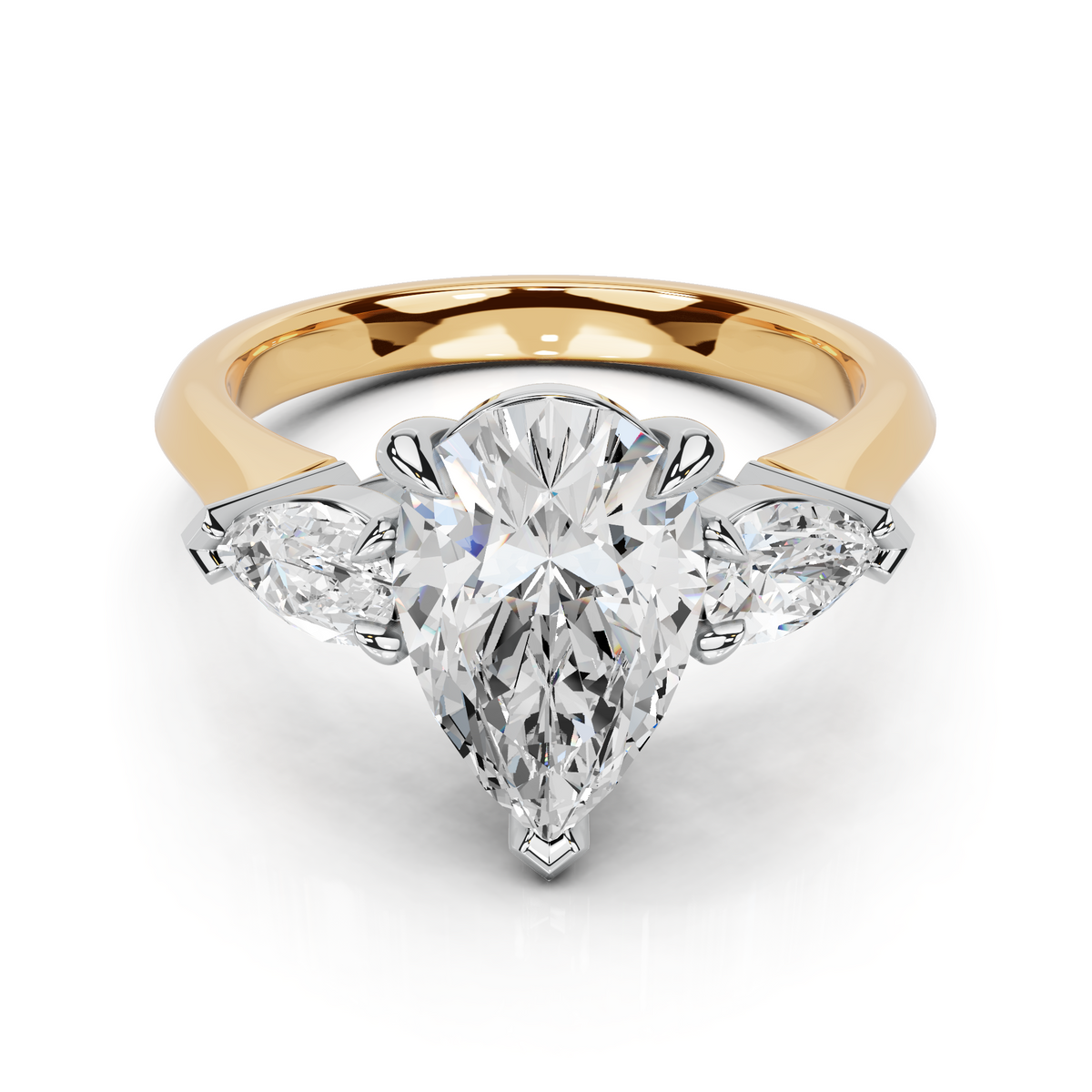 yellow gold & platinum