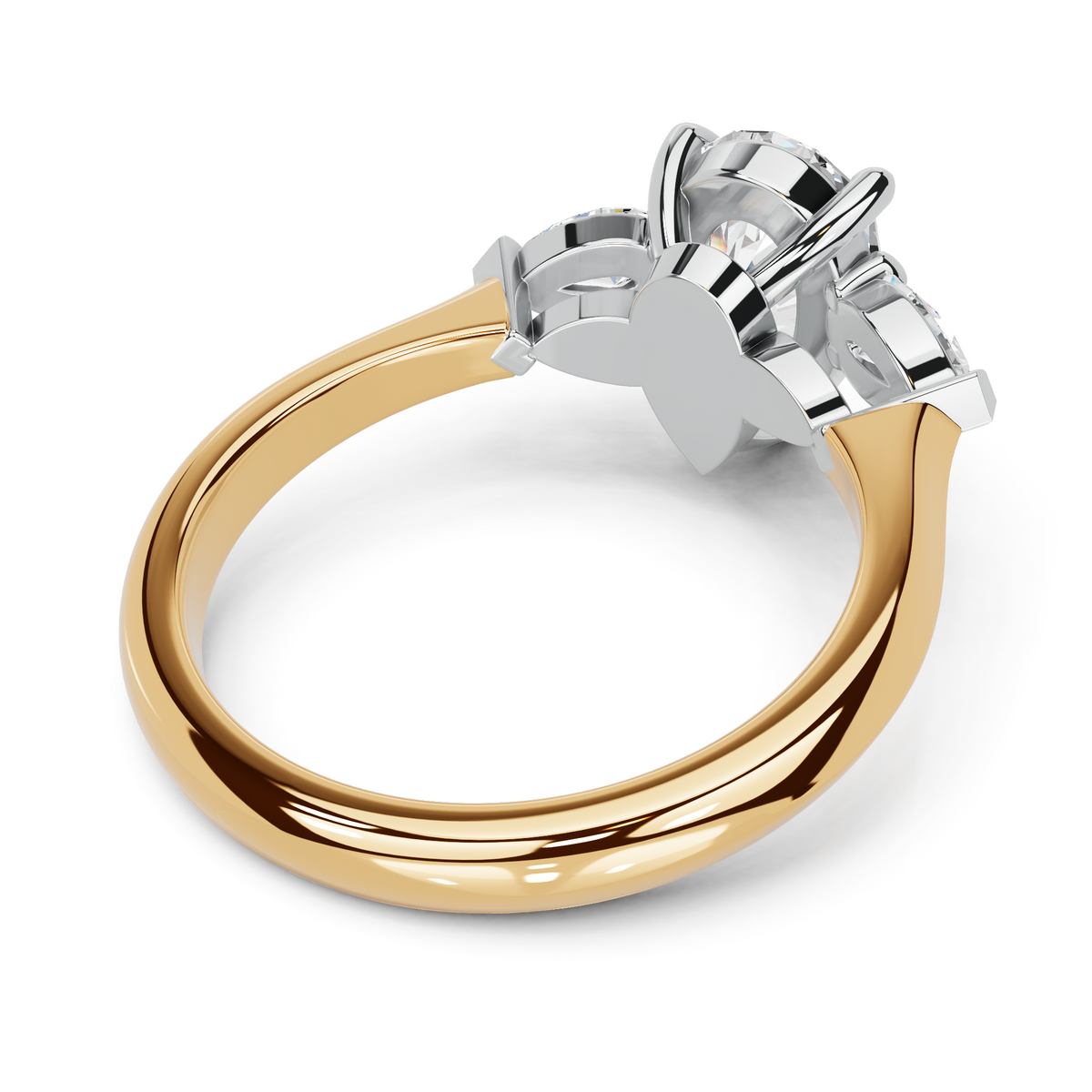 yellow gold & platinum