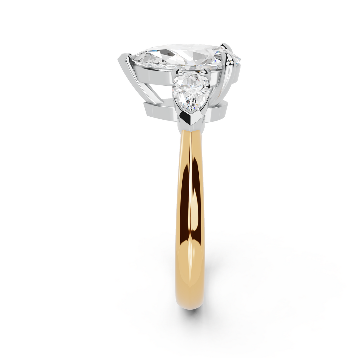 yellow gold & platinum