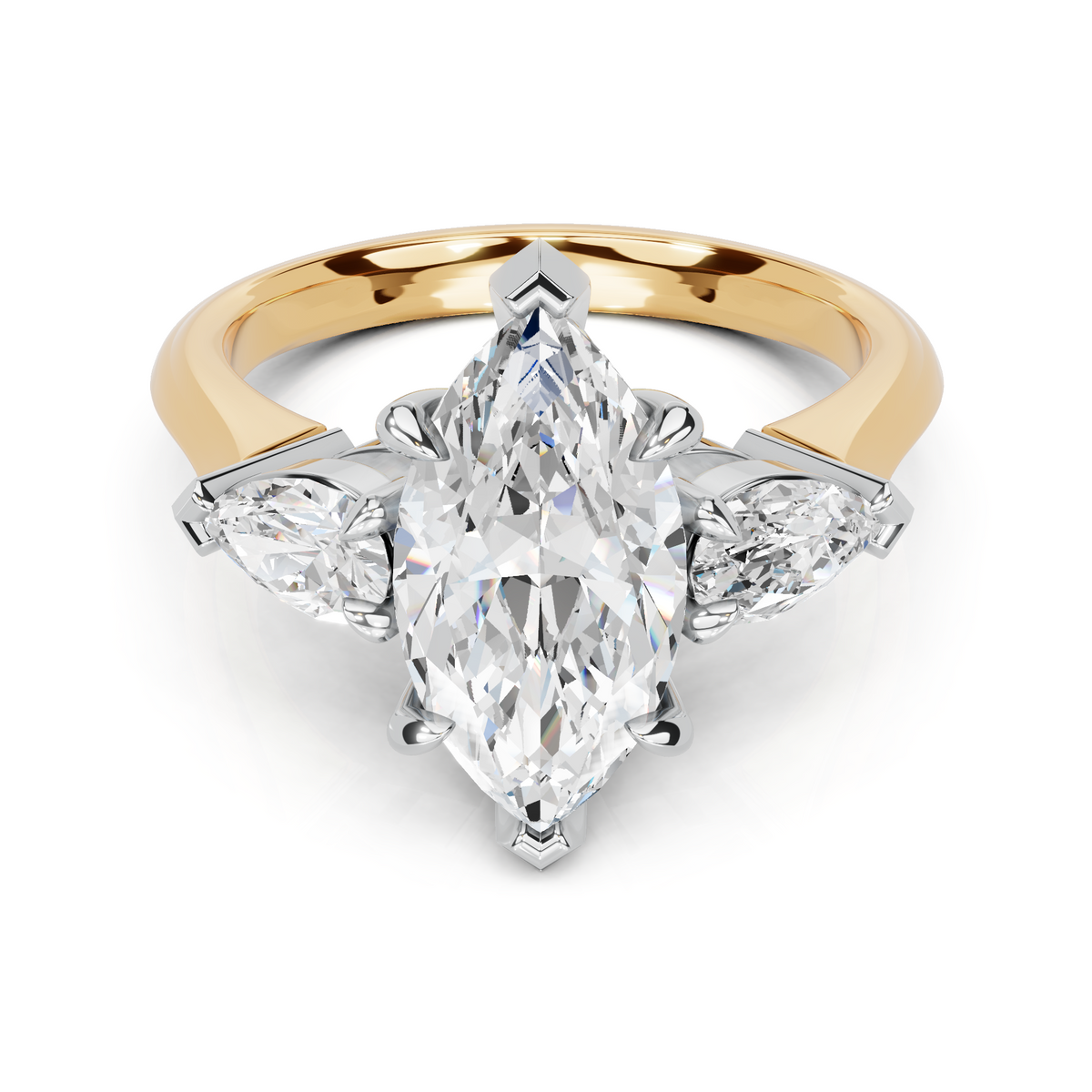 yellow gold platinum