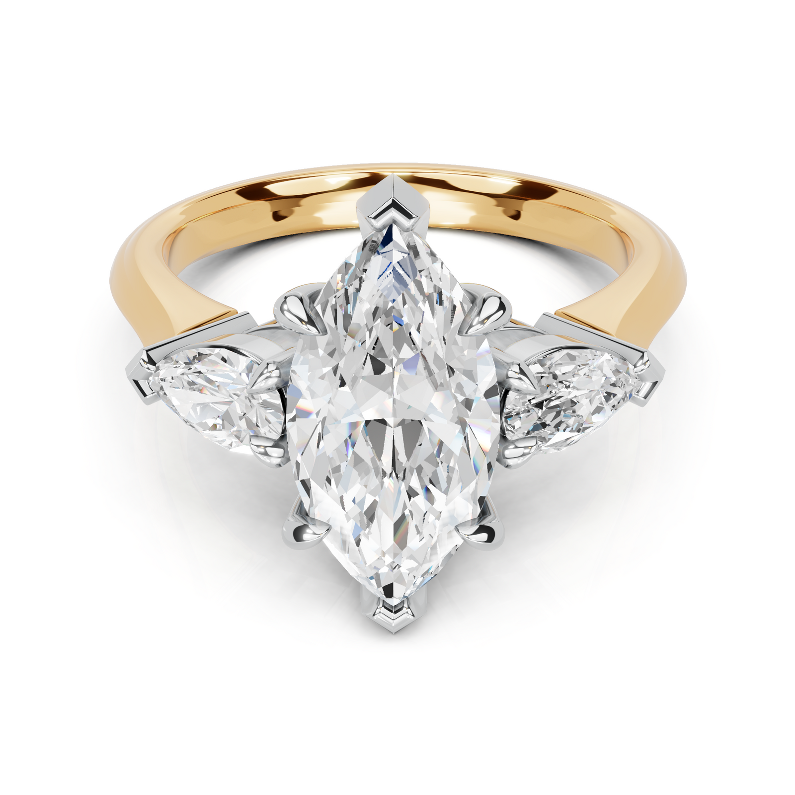 yellow gold platinum