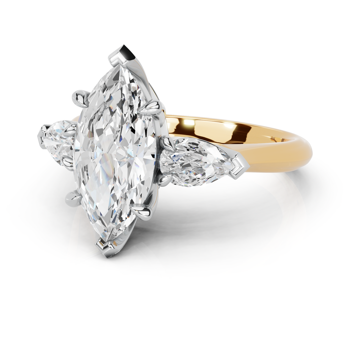 yellow gold platinum