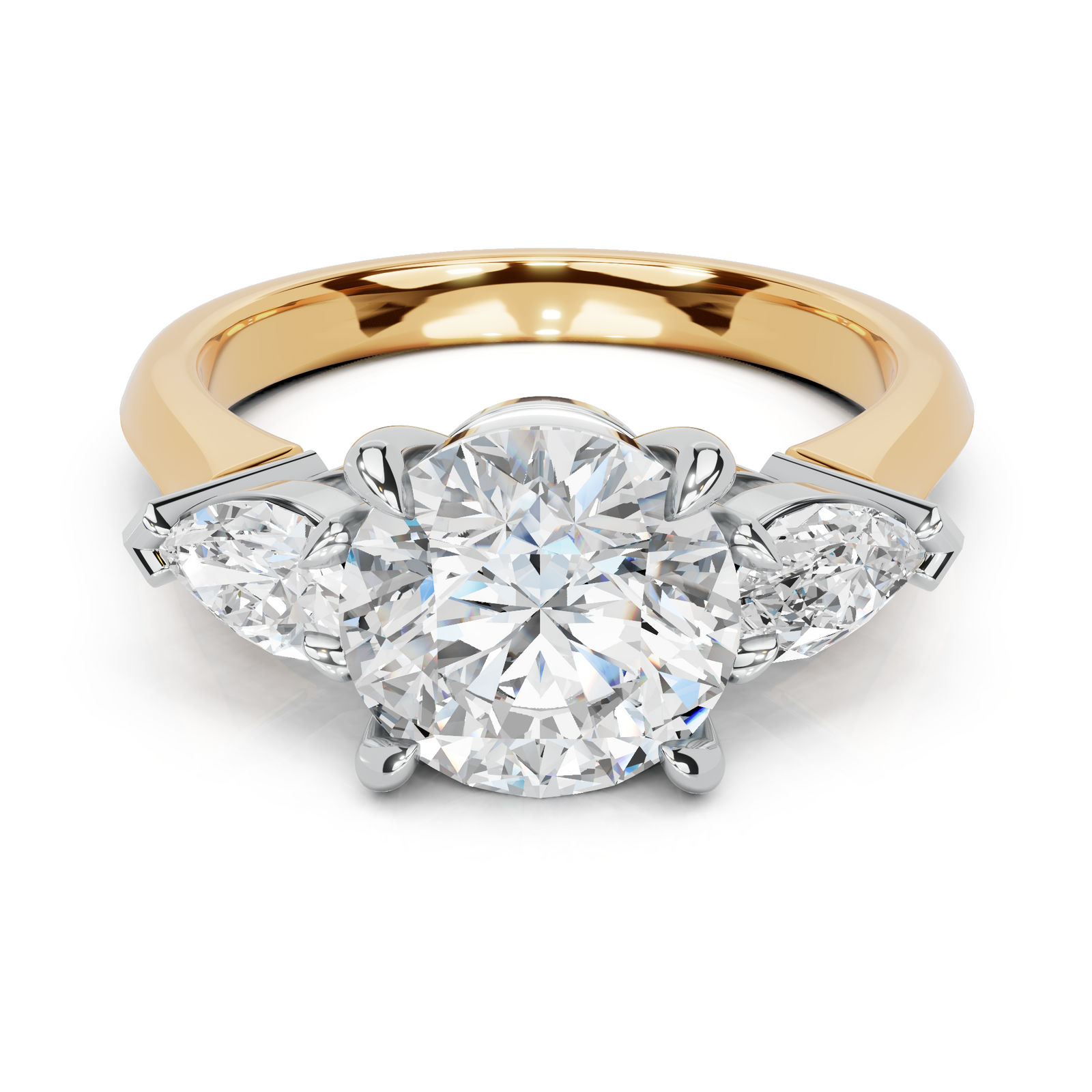 yellow gold platinum