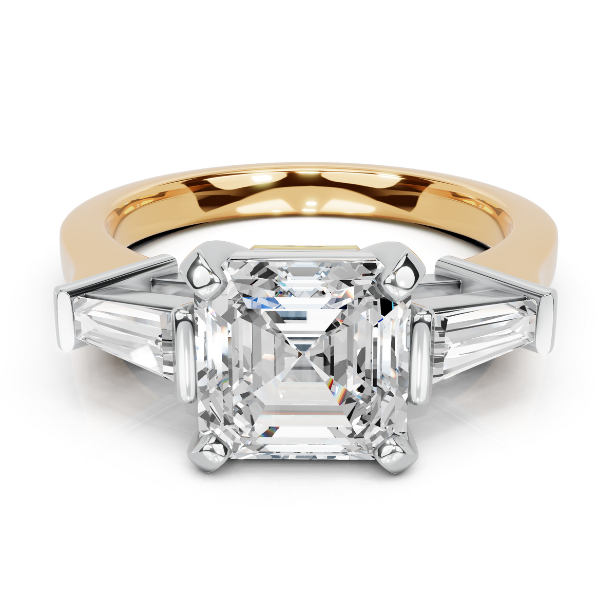 yellow gold & platinum