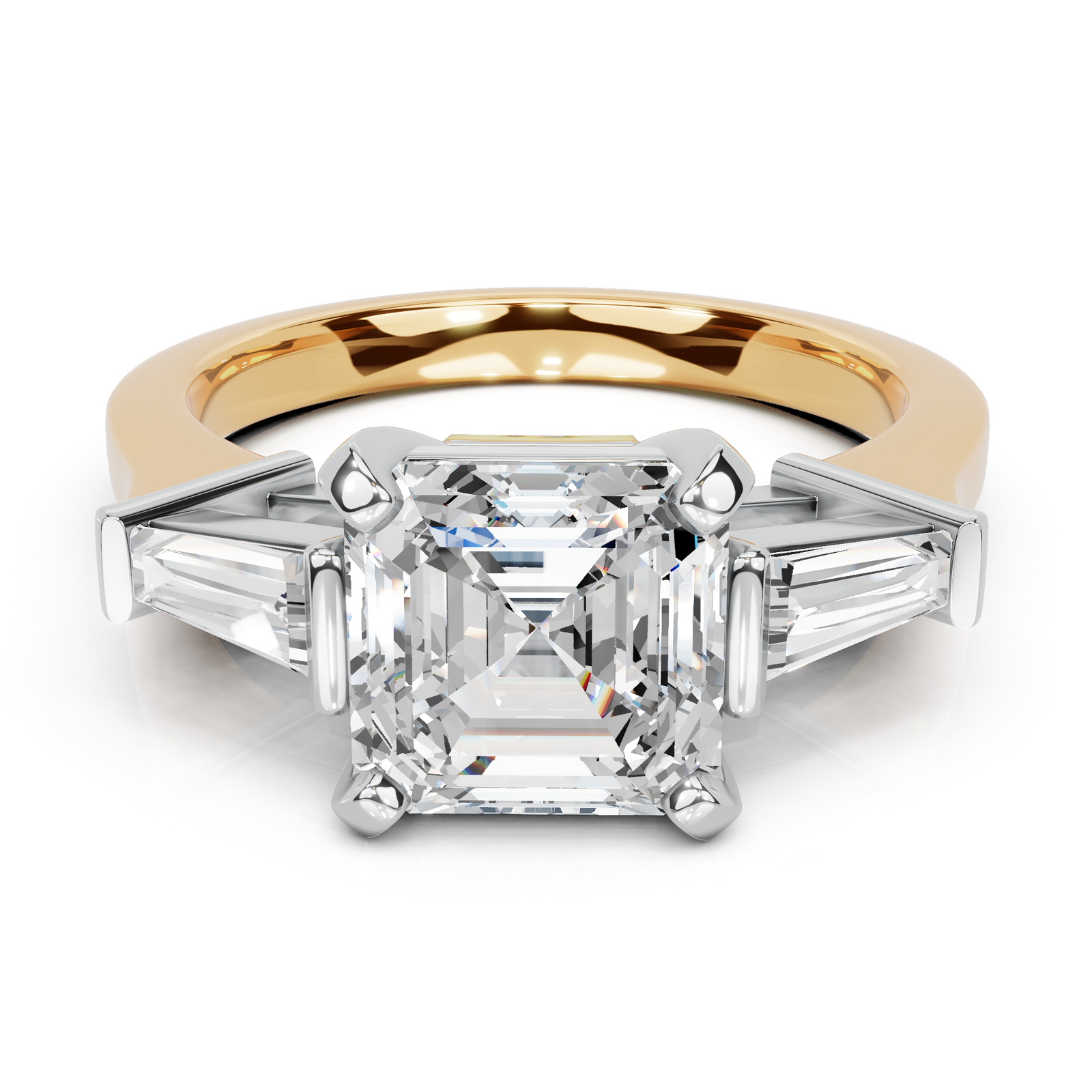 yellow gold & platinum