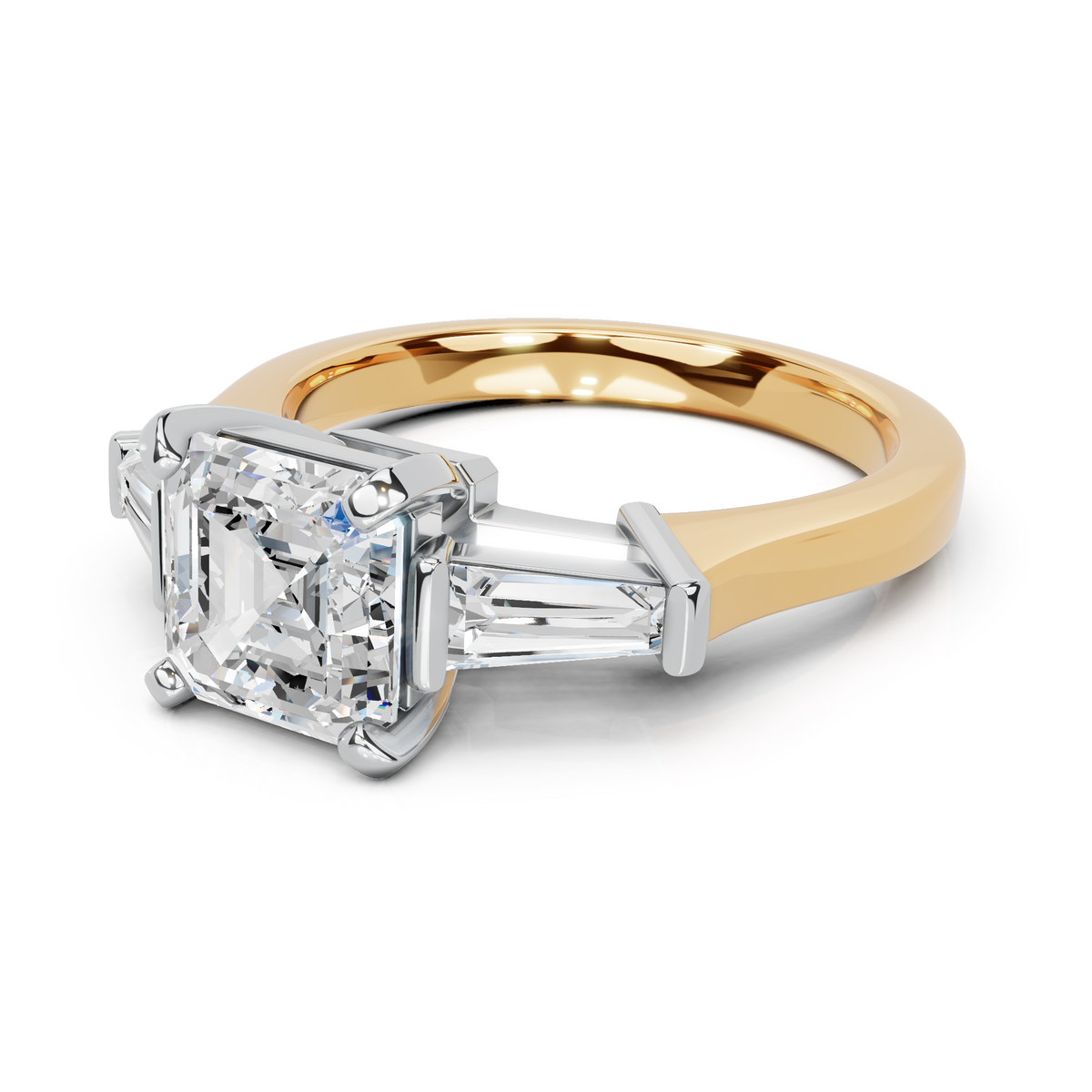 yellow gold & platinum