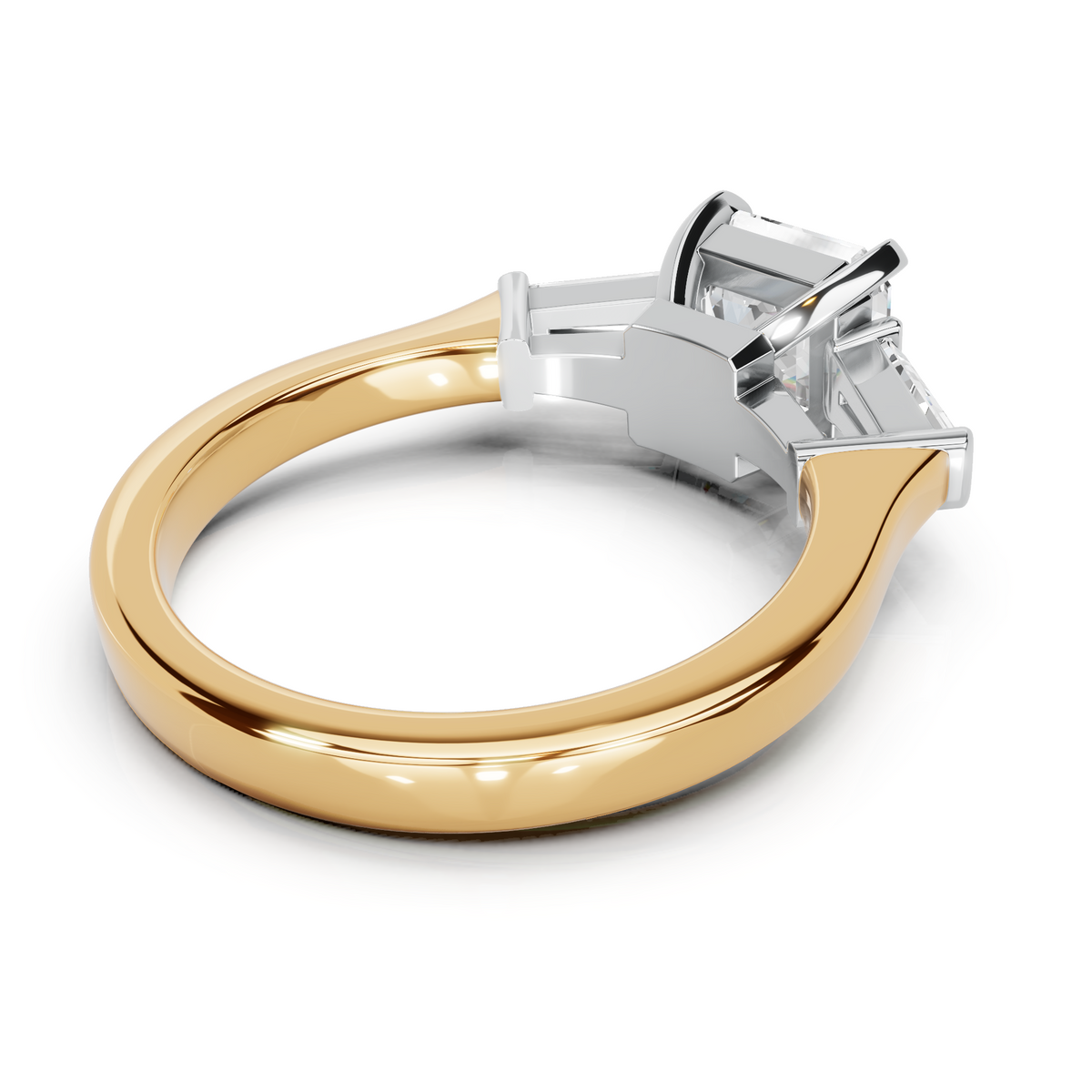 yellow gold & platinum