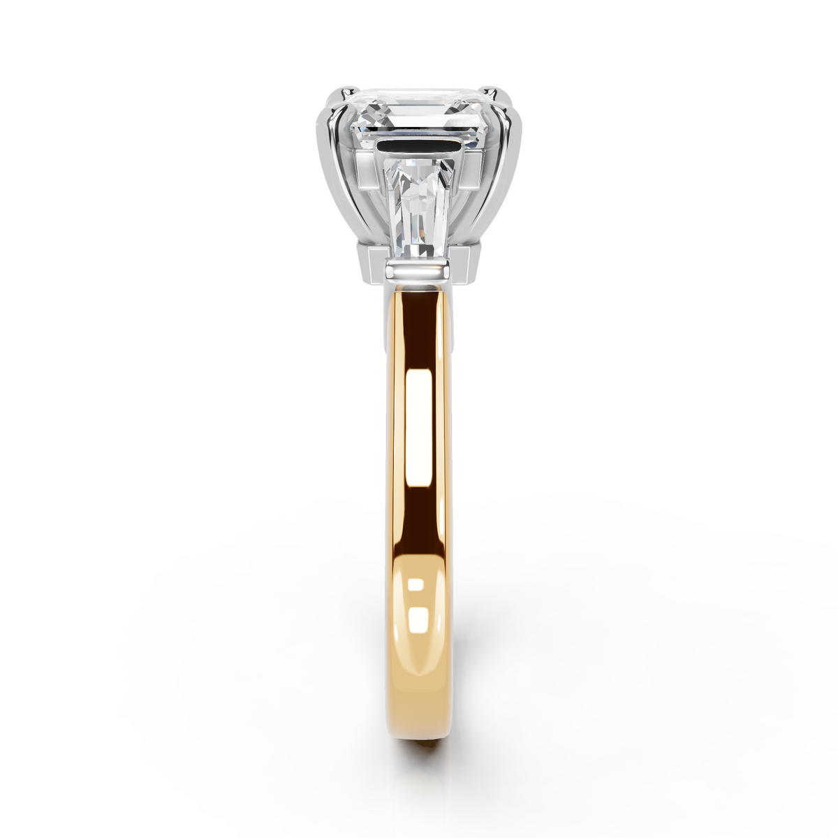 yellow gold & platinum