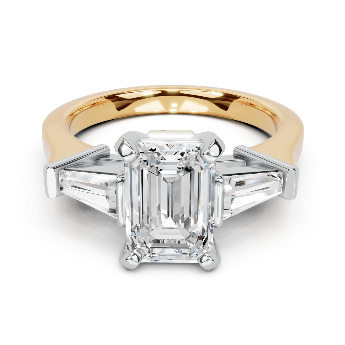 yellow gold & platinum