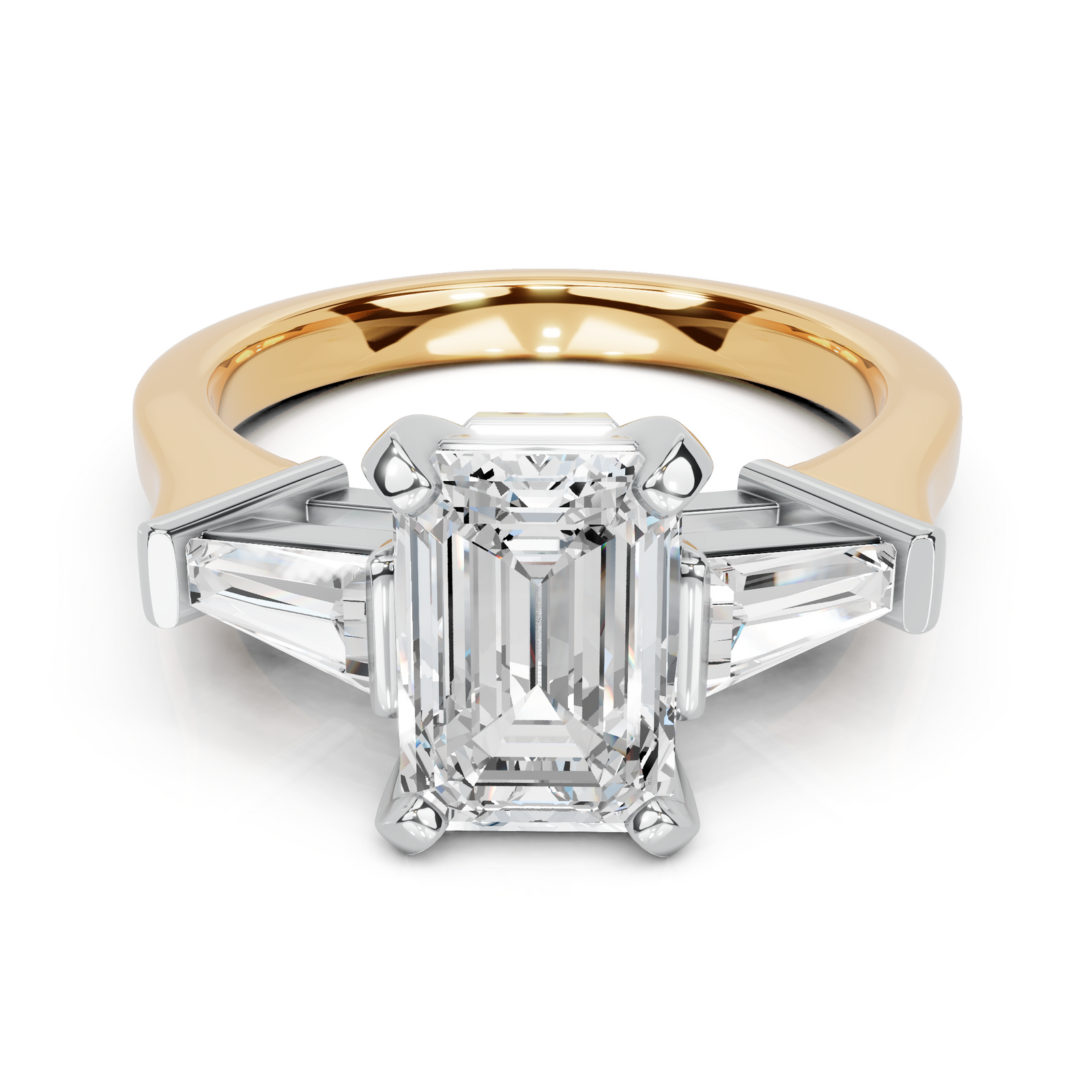 yellow gold & platinum