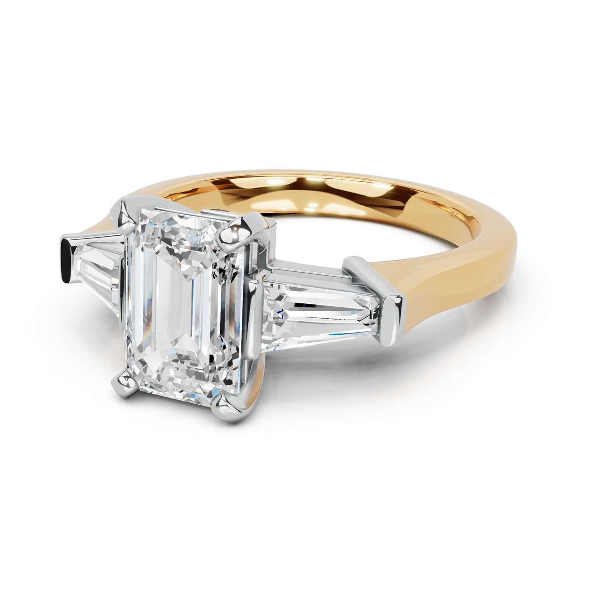 yellow gold & platinum