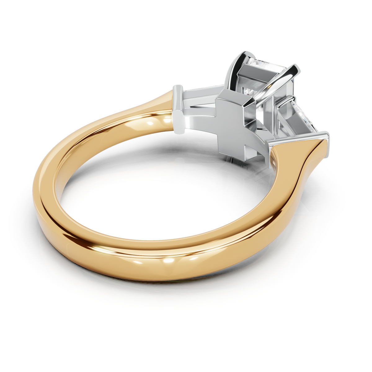 yellow gold & platinum