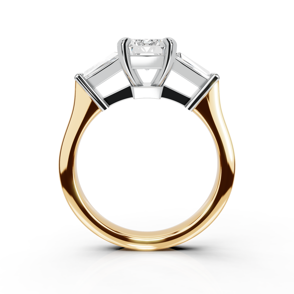 yellow gold & platinum